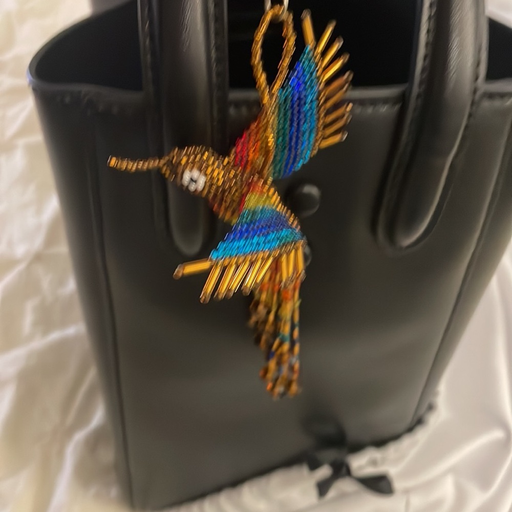 Multi Color Hummingbird Purse/Key Chain - Picture 4 of 4